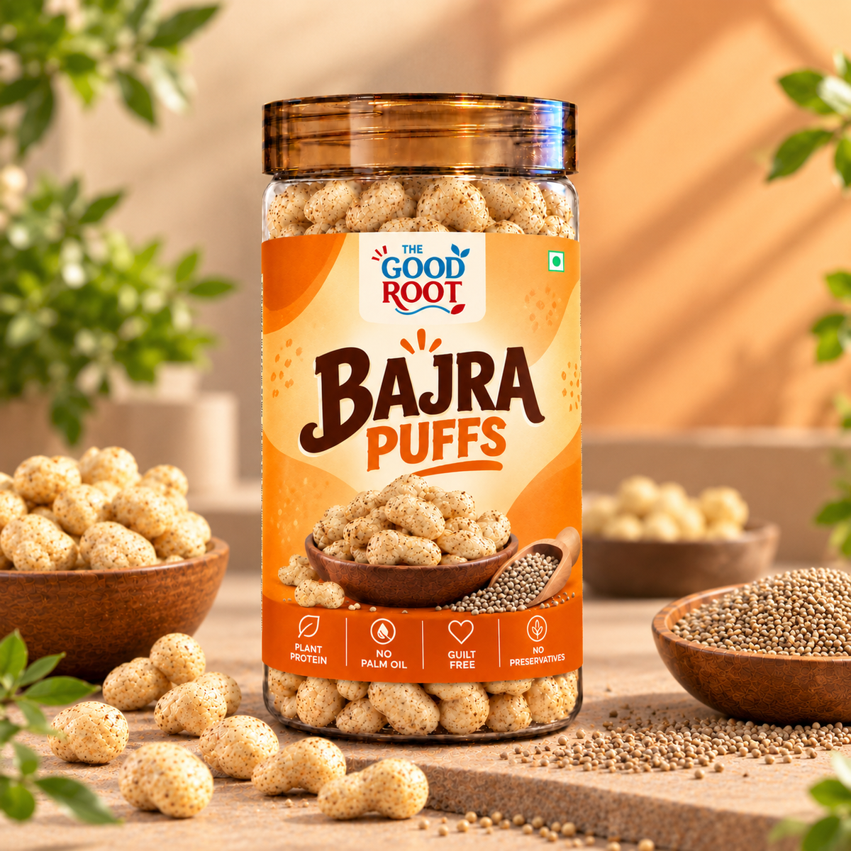 The Good Root Bajra Puffs – Crispy & Delicious