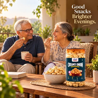 The Good Root Creamy Onion Makhana – Rich & Savoury