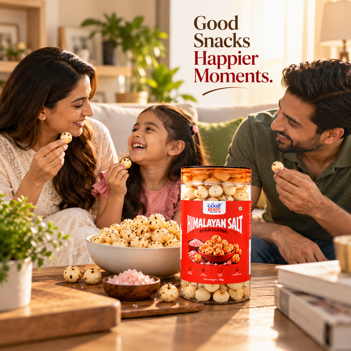 The Good Root Himalayan Salt Makhana – Simple & Savoury