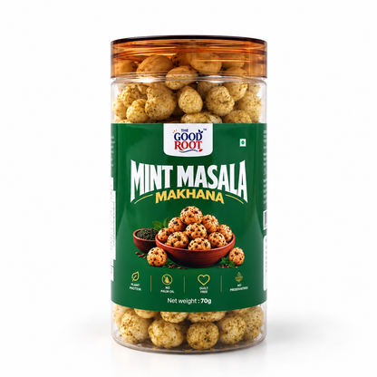 The Good Root Mint Masala Makhana – Crunchy & Refreshing