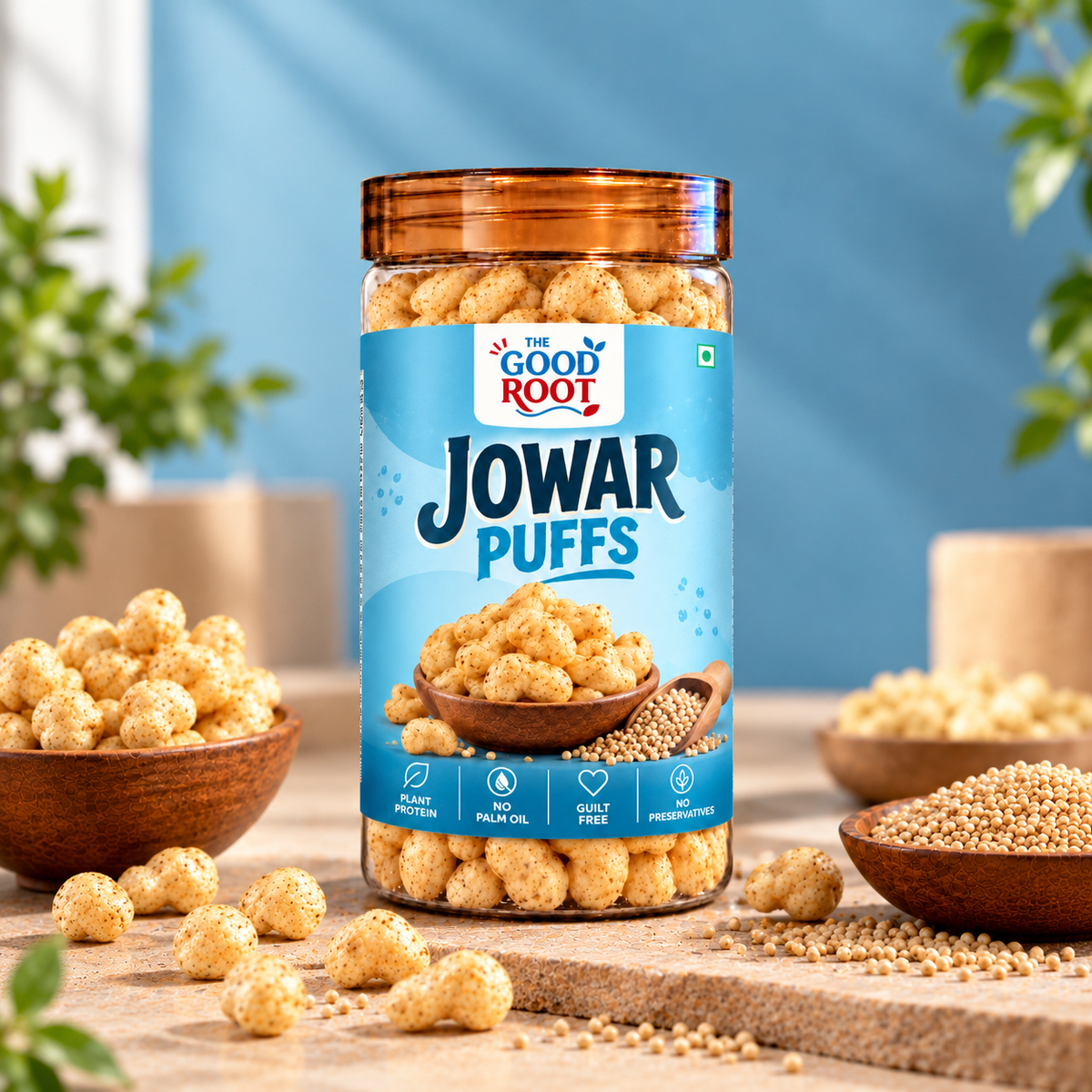 The Good Root Jowar Puffs – Light & Crunchy